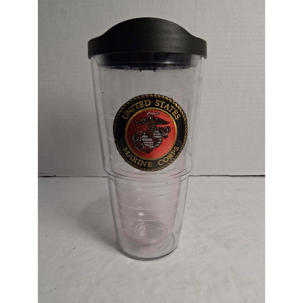 Tervis‎ Tumbler 24 oz United States Marine Corps Insulated Cup Lid Made in USA